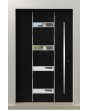 LIM 09E - Einzelne moderne Eingangstür aus Aluminium