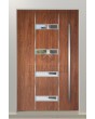 LIM 09E - Einzelne moderne Eingangstür aus Aluminium