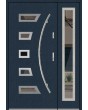 Fargo 23A DB - Haustür Edelstahl mit Seitenteil