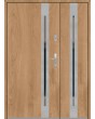 Fargo 25A DB - Edelstahl Haustüren mit Seitenteil