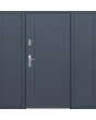 Fargo 27 T - Haustüren Simply Edelstahl mit zwei Seitenteilen