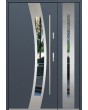 Fargo 38A DB - Haustüren Simply Edelstahl mit Seitenteil
