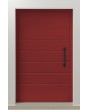 PIVOT AP05 – moderne Aluminium-Eingangstür mit Rippen