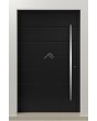 PIVOT AP05 – moderne Aluminium-Eingangstür mit Rippen