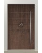 PIVOT AP05 – moderne Aluminium-Eingangstür mit Rippen