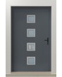 PIVOT AP08 – große Aluminium-Drehtür mit Glas