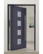 PIVOT AP08 – große Aluminium-Drehtür mit Glas