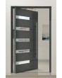PIVOT AP18 – moderne Aluminium-Drehtür für den Eingangsbereich