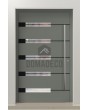 PIVOT AP18A – Aluminium-Einflügeltür mit Drehzapfen
