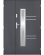 Sta Avila Uno - Edelstahl Haustür mit Seitenteil