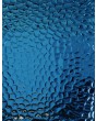 PIVOT B3 – Aluminium-Drehtür mit blauer Edelstahlverkleidung