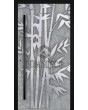 LIM Bamboo - Haustür mit Bamboo-Struktur aus gefrästem Metall