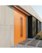 Doppelflügelige einfache Aluminiumtür in Orange