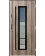 Sta Hevelius noir - Edelstahl Haustür