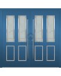 LIM C12 double – moderne Aluminium-Doppeltür für Wohnhäuser mit Glas