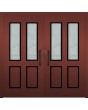 LIM C12 double – moderne Aluminium-Doppeltür für Wohnhäuser mit Glas
