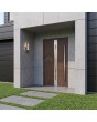 LIM C21 - Aluminium-Haustür mit Glas