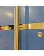 LIM c7 double - Doppelflügeltür aus Aluminium mit horizontalen Streifen und Glas