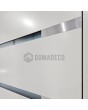 LIM c7 double - Doppelflügeltür aus Aluminium mit horizontalen Streifen und Glas