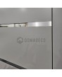 LIM c7 double - Doppelflügeltür aus Aluminium mit horizontalen Streifen und Glas