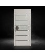 Weiße moderne Aluminium-Fronttür