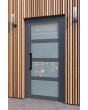LIM C9 - Vordertür aus Glas und Aluminium