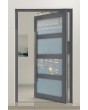 PIVOT C9 - verglaste Aluminium-Drehtür