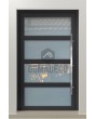 LIM C9 - Vordertür aus Glas und Aluminium