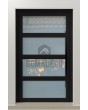 PIVOT C9 - verglaste Aluminium-Drehtür
