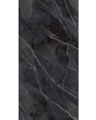 PIVOT Calacatta - Drehtür aus Aluminium mit gesintertem Quarz in Calacatta Schwarz