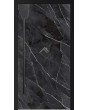 LIM Calacatta - Flügeltür aus Aluminium mit gesintertem Quarz in Calacatta Schwarz