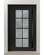 PIVOT CL06 - klassisch gestaltete traditionelle Aluminium-Drehtür mit Glas