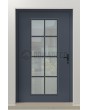 LIM CL06 - klassische Aluminium-Drehflügeltür mit Glas