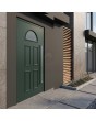Eingangstür aus Aluminium im Green Classic-Design