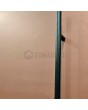 LIM M14 - Aluminiumhaustür mit Kupferstruktur aus gefrästem Metall