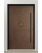 PIVOT Corten – Haustür aus Aluminium im Corten-Look