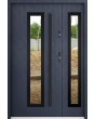 Sta Hevelius Duo Noir - moderne Haustüren mit Seitenteil