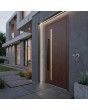 Haustür aus Mahagoni-Aluminium in schönem, modernem Design