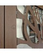 LIM G3 double – Doppelte Aluminiumtür mit Glas und Zierblende