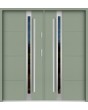 Sta Galileo Double – moderne, minimalistische Doppeltüren aus Stahl mit Glas