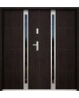 Sta Galileo Double – moderne, minimalistische Doppeltüren aus Stahl mit Glas