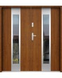 Sta Amerigo Double – moderne Doppeltür aus Edelstahl mit Glas