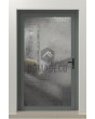 PIVOT FS3 - Aluminium-Drehtür mit Fusingglas