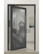 PIVOT FS3 - Aluminium-Drehtür mit Fusingglas