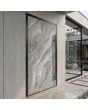 LIM Grigio – Aluminium-Flügeltür mit Grigio-Sinterquarz-Beschichtung