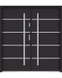 Sta Hunt Double – minimalistische doppelte Eingangstür aus Stahl für moderne Häuser