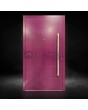 lila Aluminium-Drehflügeltür