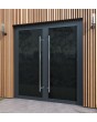 LIM-BATCH VL19 double - Lacobel Glas-Aluminium-Tür