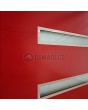 PIVOT 39 – Aluminium-Vorhängetür mit Aluminium-Drehbeschlag