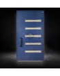 Blaue Aluminium-Haustür der Spitzenklasse